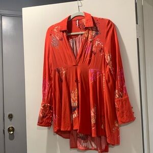 Free People blouse high-low S/P